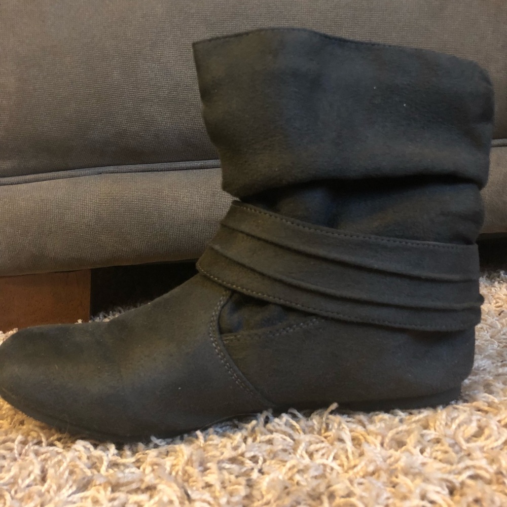 Women gray boot/booties - Picture 6 of 8